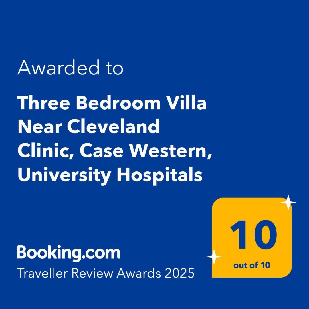 Three Bedroom Villa Near Cleveland Clinic, Case Western, University Hospitals South Euclid Eksteriør bilde
